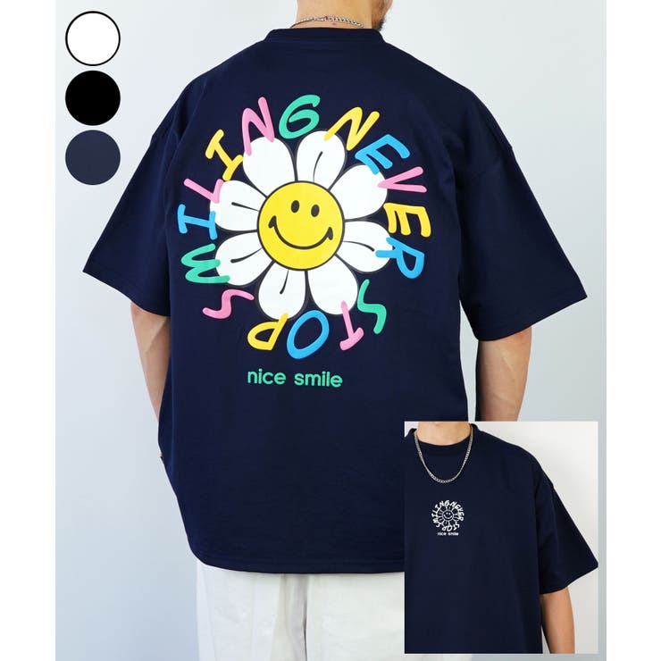 スマイル tシャツ 立体[品番：GRVK0002619]｜GROOVY STORE（グルービー