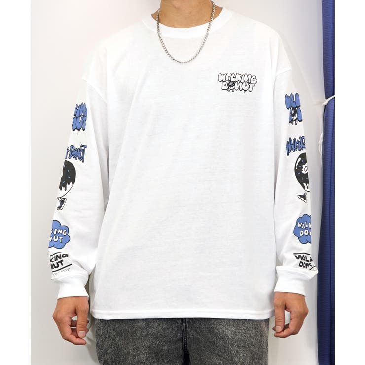ロンT #グラフィックTシャツ #ドーナツ＃ストリート[品番