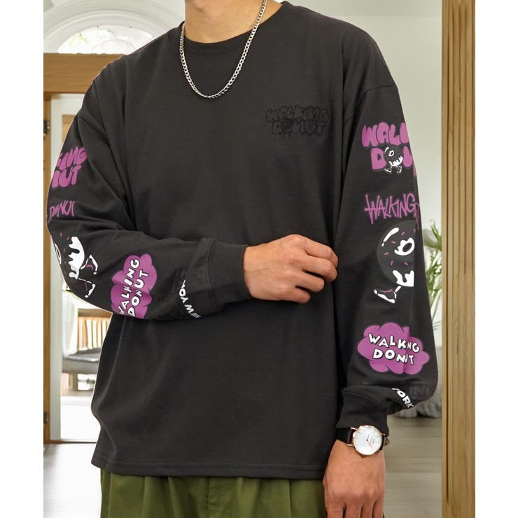 ロンT #グラフィックTシャツ #ドーナツ＃ストリート[品番