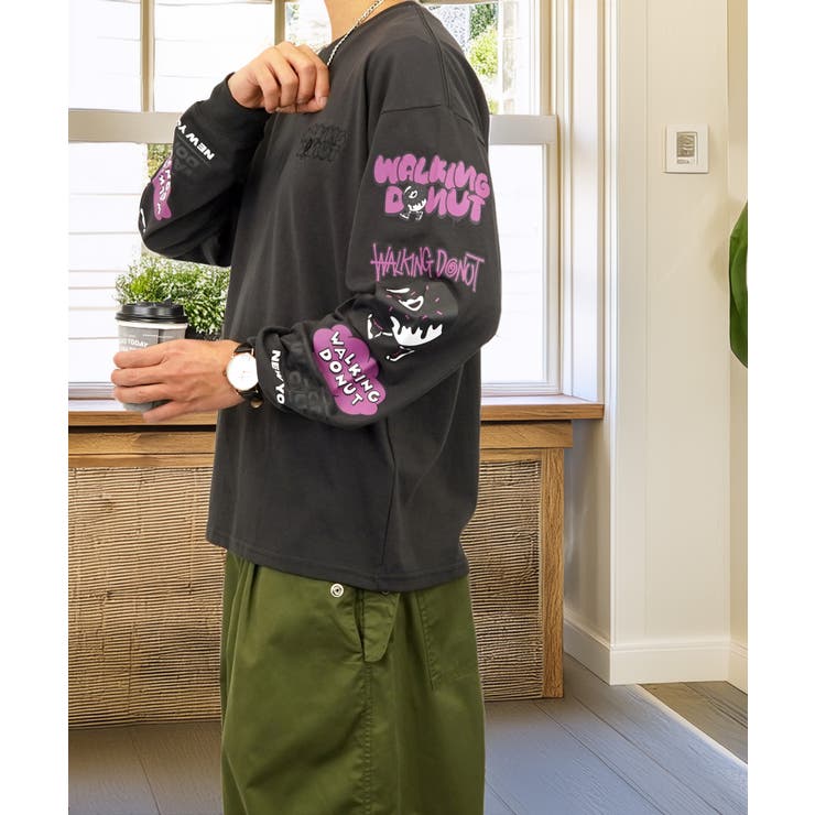 ロンT #グラフィックTシャツ #ドーナツ＃ストリート[品番：GRVK0003194]｜GROOVY  STORE（グルービーストア）のメンズファッション通販｜SHOPLIST（ショップリスト）
