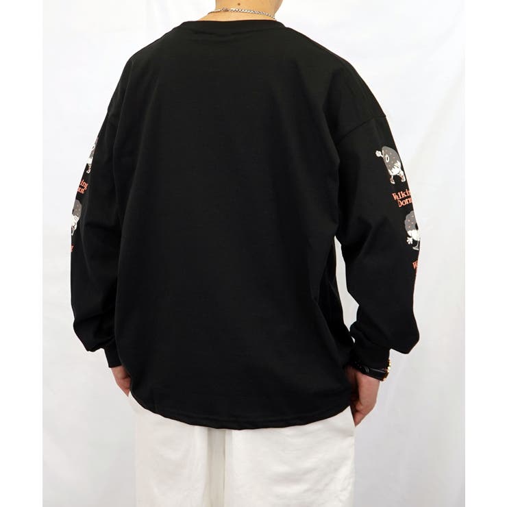 セール】【forksy.】オーバーサイズシンプルロゴロンT（Tシャツ