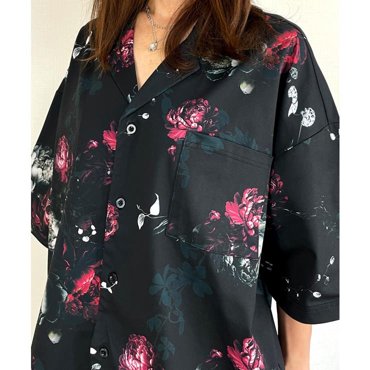 【オーバーサイズ】ルーズアロハシャツ オープンカラー シャツ | GROOVY STORE | 詳細画像11 