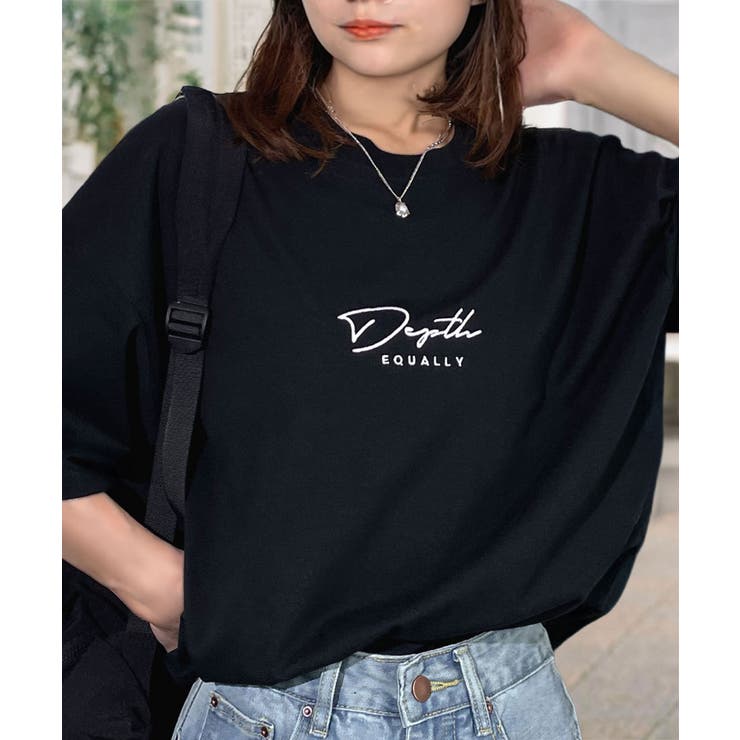 【刺繍】ワンポイント Tシャツ半袖 ロゴ ワイド サークル ハート | GROOVY STORE | 詳細画像4 