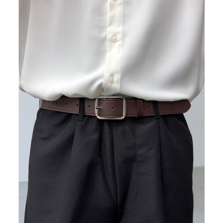 ブラウン-4 | スクウェアベルト | GROOVY STORE