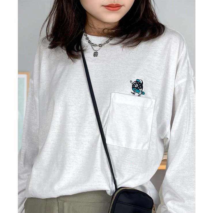 【追加入荷】【オーバーサイズ】ロンT ロンティー長袖 袖プリント | GROOVY STORE | 詳細画像6 