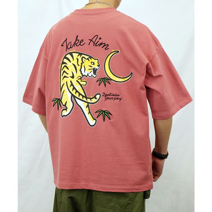 2種のデザインTシャツ半袖 オーバーサイズ[品番：GRVK0002932