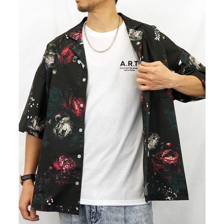 【ワイド】開襟 アロハシャツ オープンカラー | GROOVY STORE | 詳細画像19 