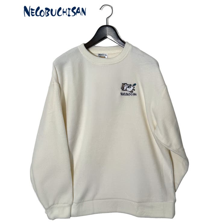 猫渕さん ふわふわ フリース 裏起毛 トレーナー | GROOVY STORE | 詳細画像1 