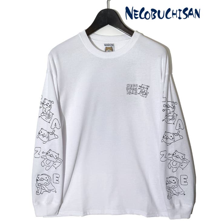 猫渕さん 袖ロゴ ロンT 「アニメネコブチ」 | GROOVY STORE | 詳細画像2 