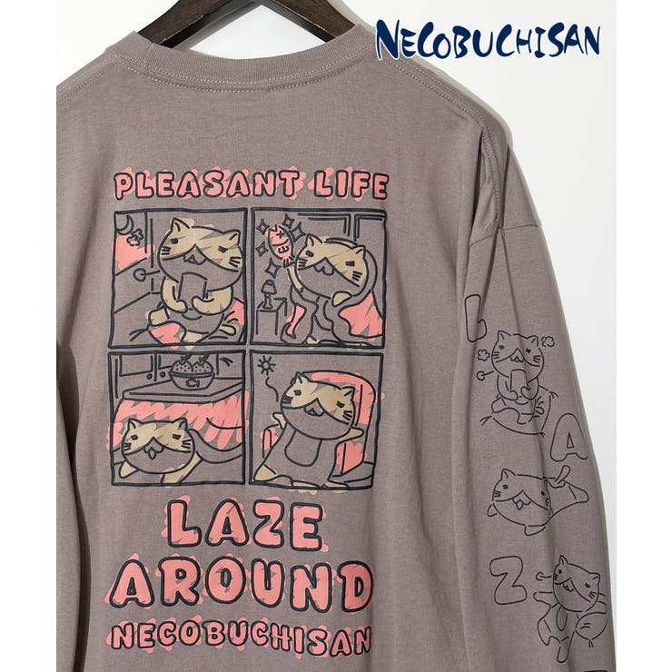 猫渕さん 袖ロゴ ロンT 「アニメネコブチ」 | GROOVY STORE | 詳細画像7 