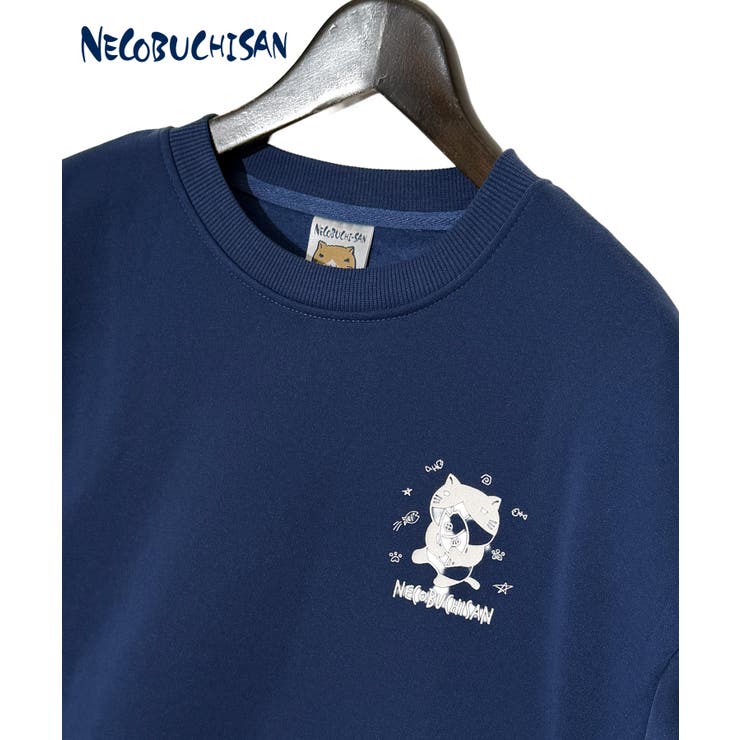 猫渕さん キラキラ ホログラム プリント ワイド 裏起毛 トレーナー | GROOVY STORE | 詳細画像12 