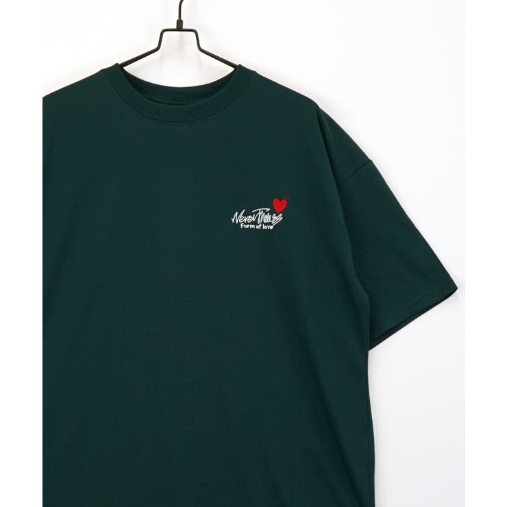 【刺繍】ワンポイント Tシャツ半袖 ロゴ ワイド サークル ハート | GROOVY STORE | 詳細画像27 
