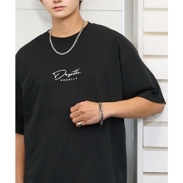 【刺繍】ワンポイント Tシャツ半袖 ロゴ ワイド サークル ハート | GROOVY STORE | 詳細画像4 