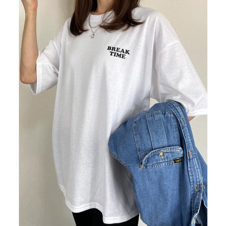 Tシャツ半袖 ホットドッグ さがら刺繍[品番：GRVK0002987