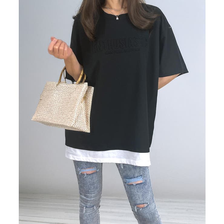 【オーバーサイズ】ベスト風 Tシャツ 上品 | GROOVY STORE | 詳細画像35 