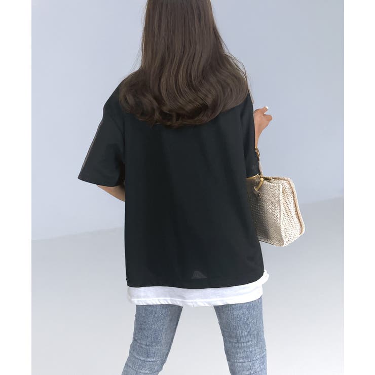 【オーバーサイズ】ベスト風 Tシャツ 上品 | GROOVY STORE | 詳細画像36 