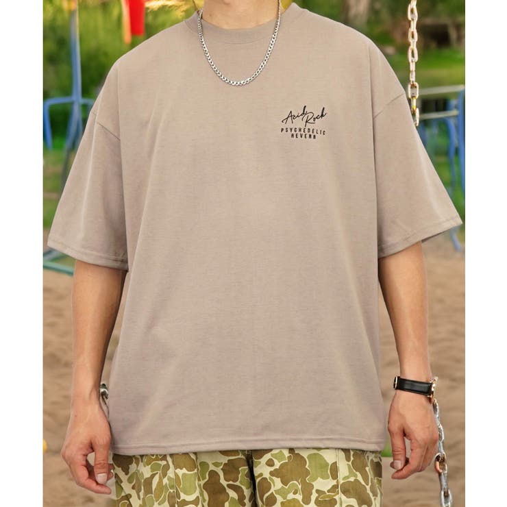 楽天市場】Tシャツ メンズ 半袖 バックプリント フォトプリント