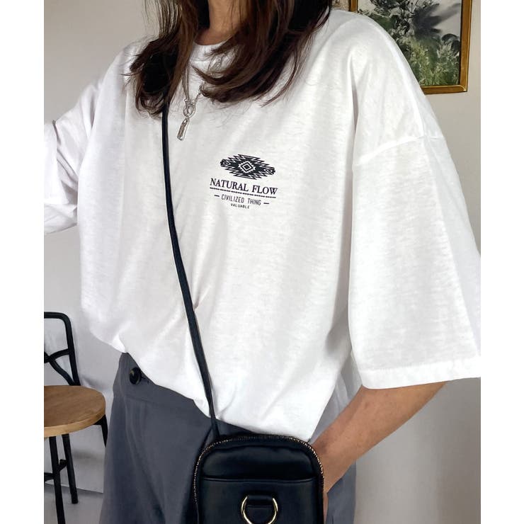 【ワイド】Tシャツ半袖 オルテガ さがら刺繍  Tシャツ | GROOVY STORE | 詳細画像2 