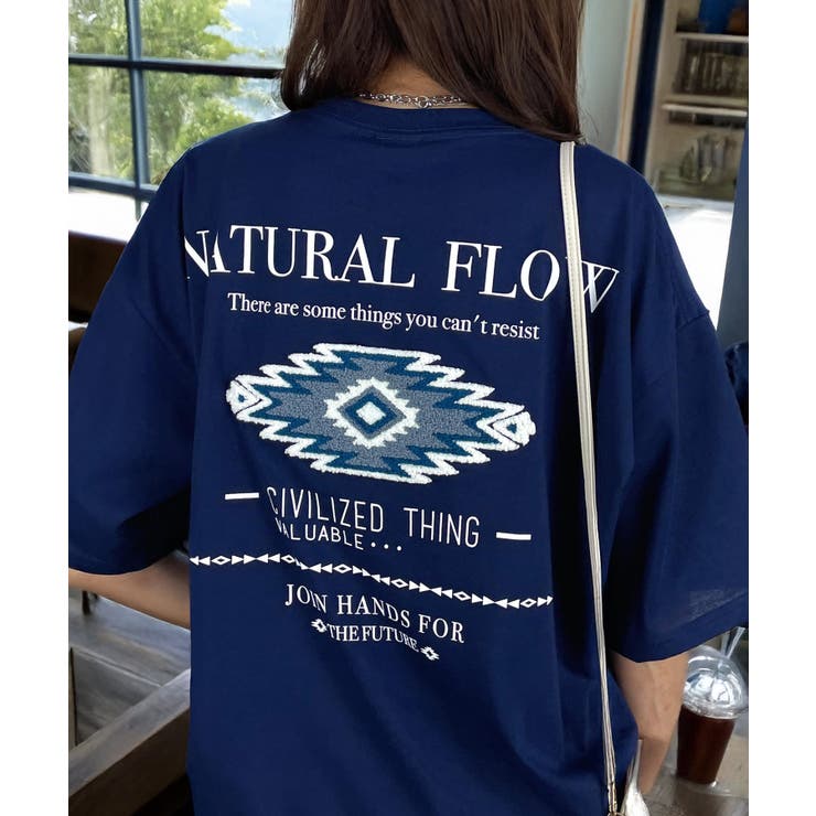 【ワイド】Tシャツ半袖 オルテガ さがら刺繍  Tシャツ | GROOVY STORE | 詳細画像25 