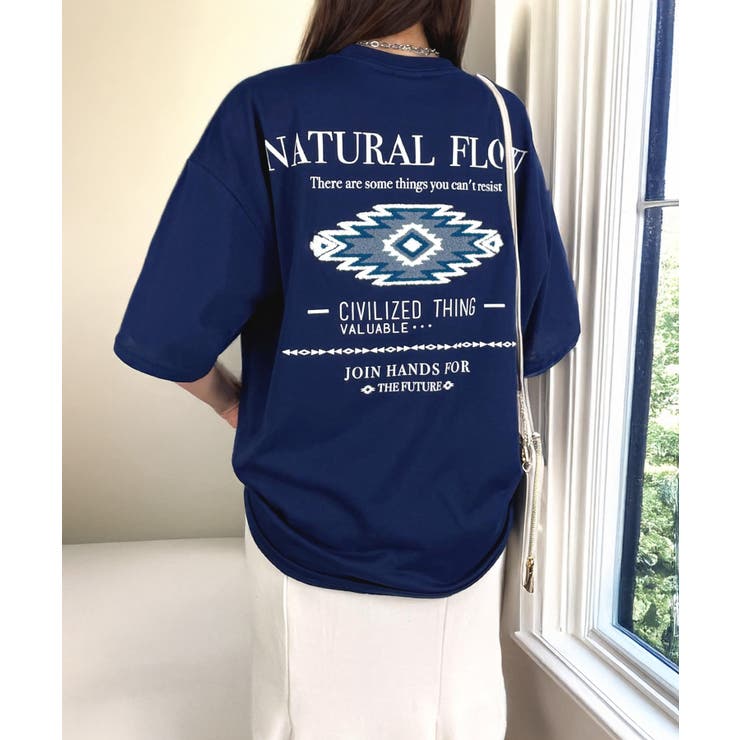 【ワイド】Tシャツ半袖 オルテガ さがら刺繍  Tシャツ | GROOVY STORE | 詳細画像6 