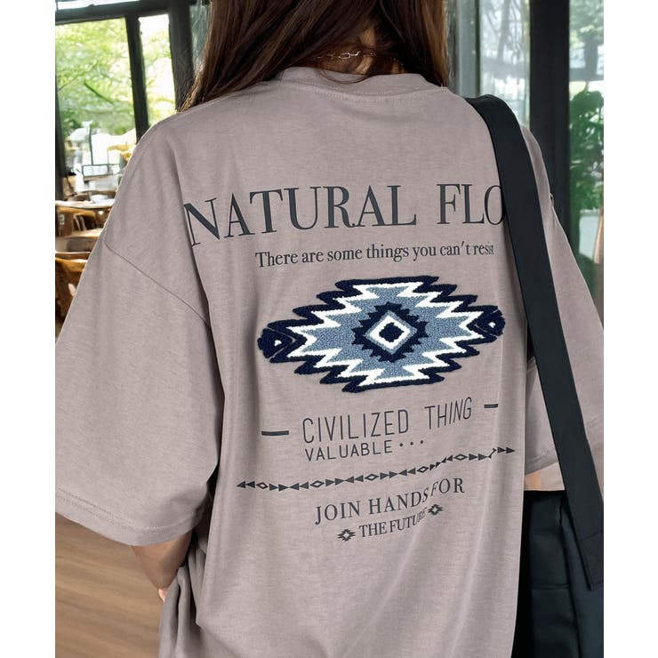 【ワイド】Tシャツ半袖 オルテガ さがら刺繍  Tシャツ | GROOVY STORE | 詳細画像8 