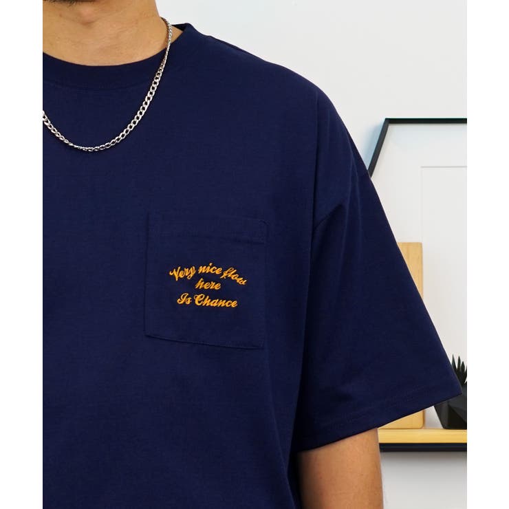 【オーバーサイズ】Tシャツ半袖 刺繍 ポケット Tシャツ #ロゴ  | GROOVY STORE | 詳細画像48 