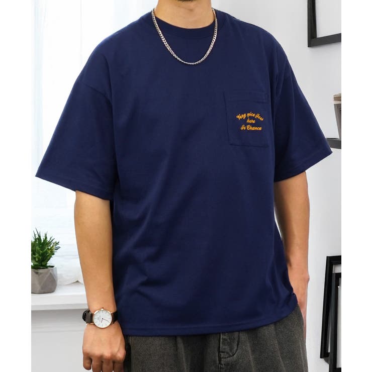 【オーバーサイズ】Tシャツ半袖 刺繍 ポケット Tシャツ #ロゴ  | GROOVY STORE | 詳細画像21 