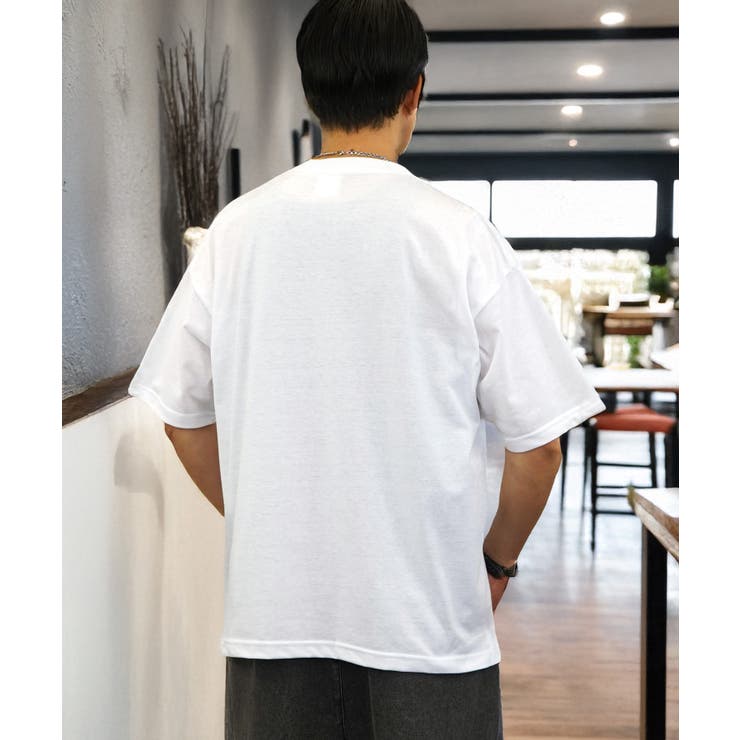 【オーバーサイズ】Tシャツ半袖 刺繍 ポケット Tシャツ #ロゴ  | GROOVY STORE | 詳細画像59 