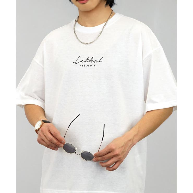 Tシャツ半袖 ストリート ﾊﾞｯｸﾌﾟﾘﾝﾄ Tシャツ【刺繍】#ロゴTシャツ #グラフィック Tシャツ