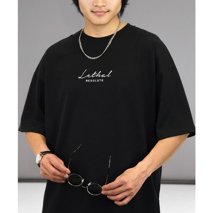 Tシャツ半袖 ストリート ﾊﾞｯｸﾌﾟﾘﾝﾄ Tシャツ【刺繍】#ロゴTシャツ #グラフィック Tシャツ