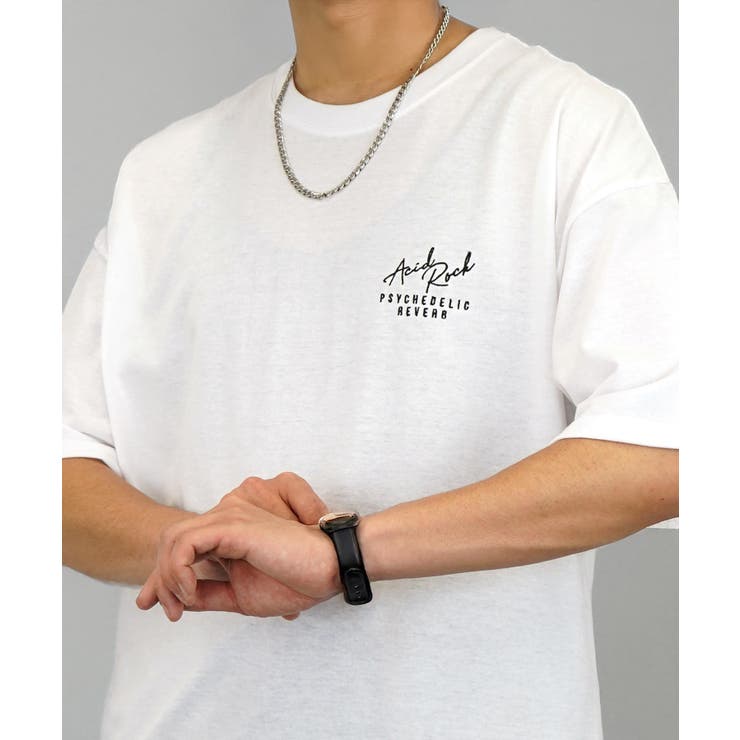 Tシャツ半袖 ストリート ﾊﾞｯｸﾌﾟﾘﾝﾄ Tシャツ【刺繍】#ロゴTシャツ #グラフィック Tシャツ