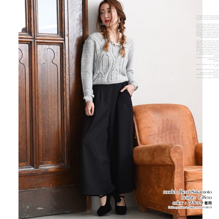 カジュ楽スタイルなのに大人っぽく履きこなし♪スラックスモードバギーパンツ | Growing Rich | 詳細画像2 