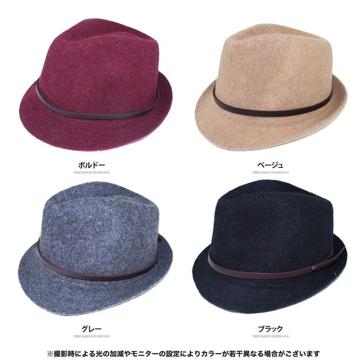【帽子】【秋冬】コーデをハンサム仕上げする↑イメチェン必須アイテム レザーベルト… | Growing Rich | 詳細画像3 