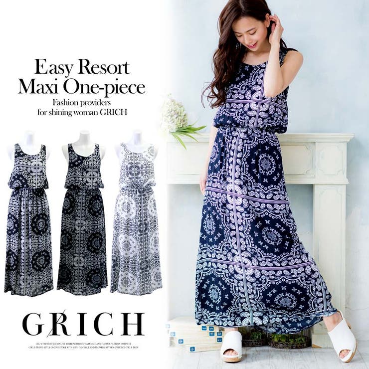 Easyリゾートマキシワンピース 品番 Gw Growing Rich グローウィングリッチ のレディースファッション通販 Shoplist ショップリスト