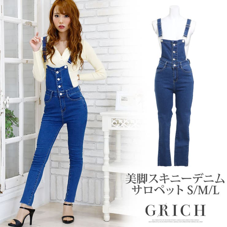 ボトムス サロペット][春夏 ボトムス[品番：GW000002793]｜Growing 