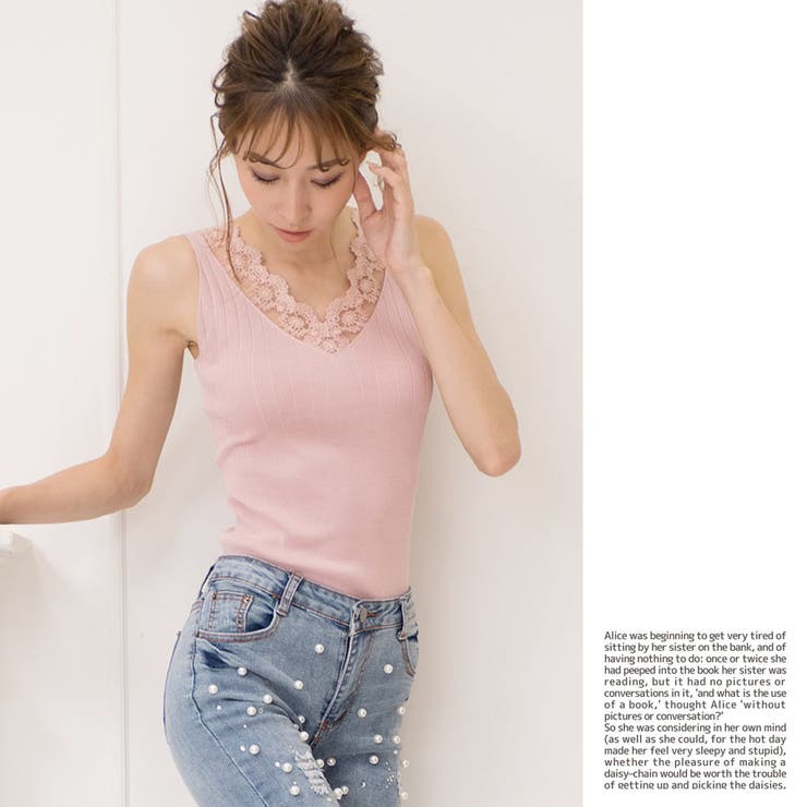 [トップス]スカラップレースタンクトップ[180616][タンクトップ キャミ … | Growing Rich | 詳細画像13 