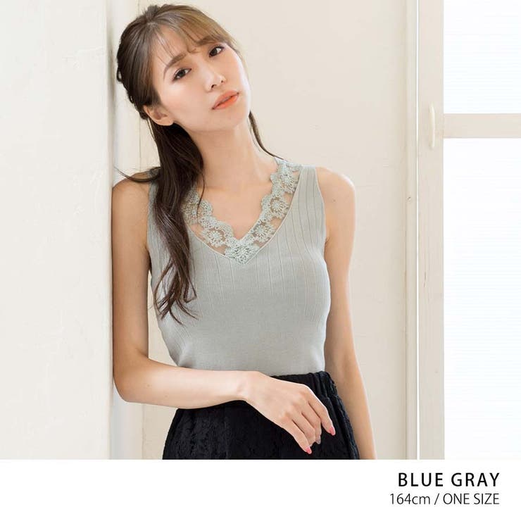 [トップス]スカラップレースタンクトップ[180616][タンクトップ キャミ … | Growing Rich | 詳細画像6 