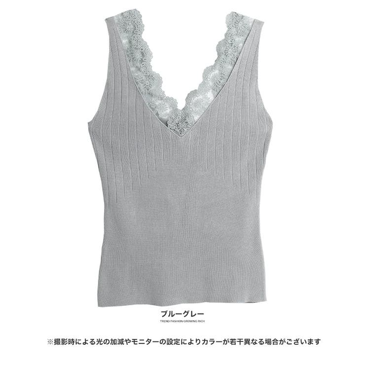 [トップス]スカラップレースタンクトップ[180616][タンクトップ キャミ … | Growing Rich | 詳細画像5 