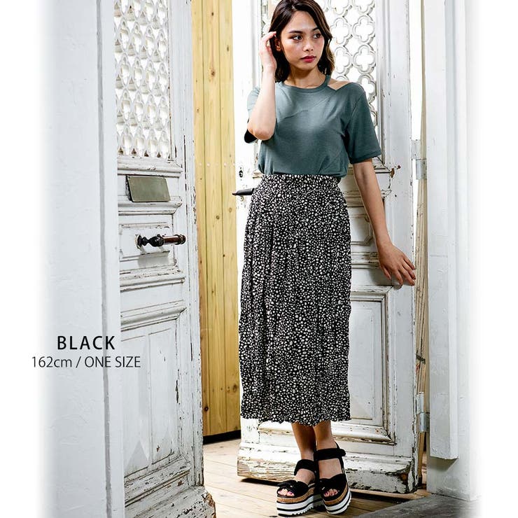 [再入荷][ボトムス スカート]ダルメシアン柄ハンドプリーツスカート[18123… | Growing Rich | 詳細画像9 