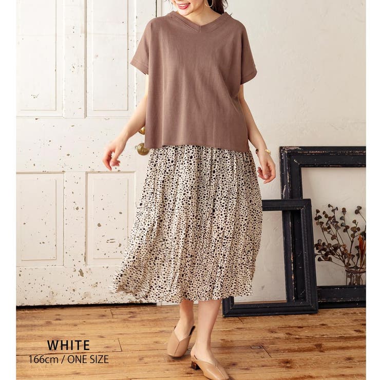 [再入荷][ボトムス スカート]ダルメシアン柄ハンドプリーツスカート[18123… | Growing Rich | 詳細画像15 