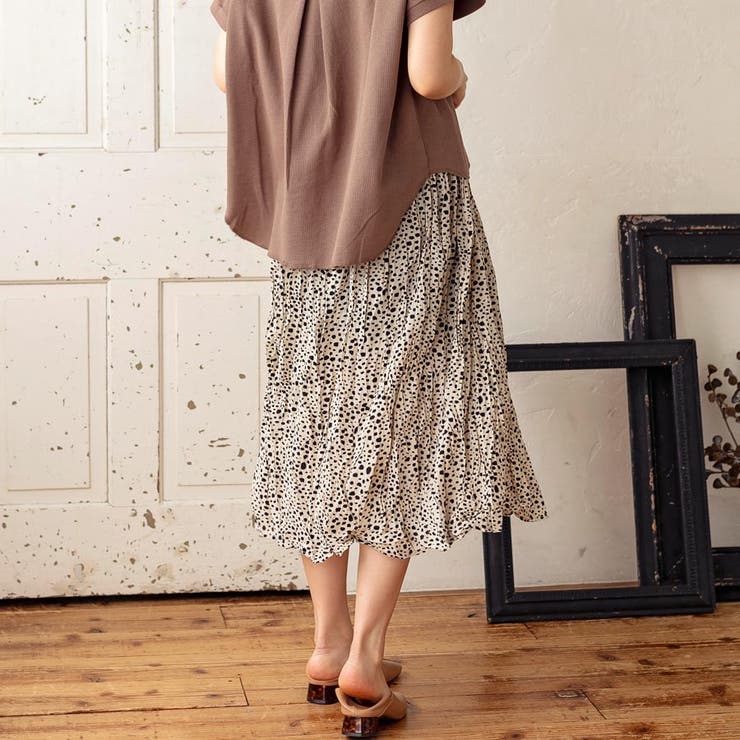[再入荷][ボトムス スカート]ダルメシアン柄ハンドプリーツスカート[18123… | Growing Rich | 詳細画像16 