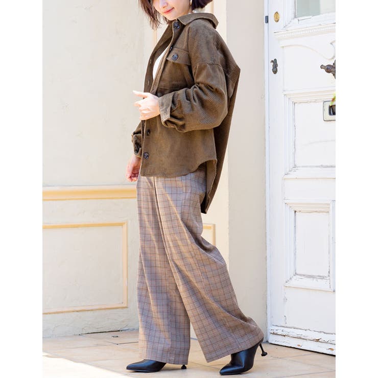 サイドファスナーワイドパンツ[品番：GW000003465]｜Growing Rich