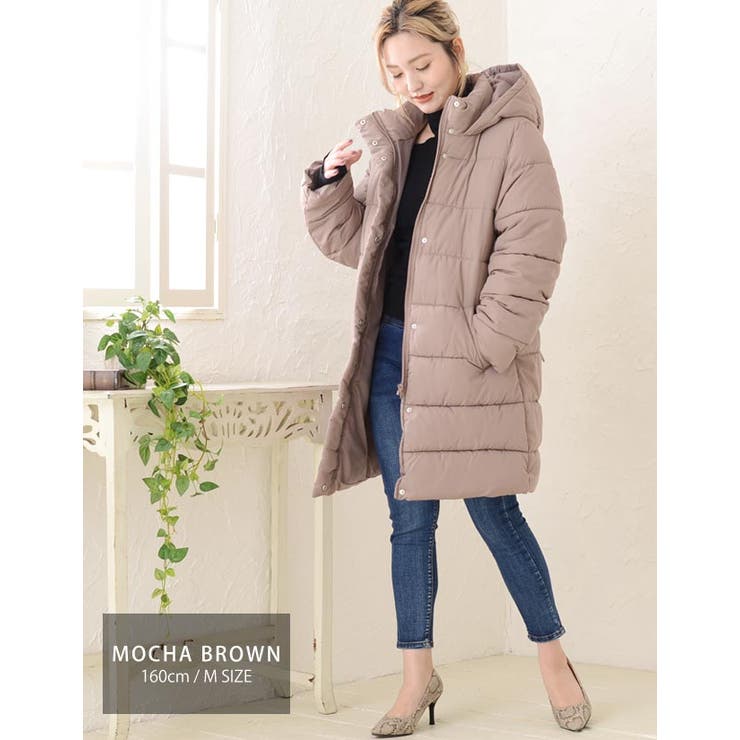 リボンベルト付きロングフェイクダウン 品番 Gw000003554 Growing Rich グローウィングリッチ のレディースファッション通販 Shoplist ショップリスト