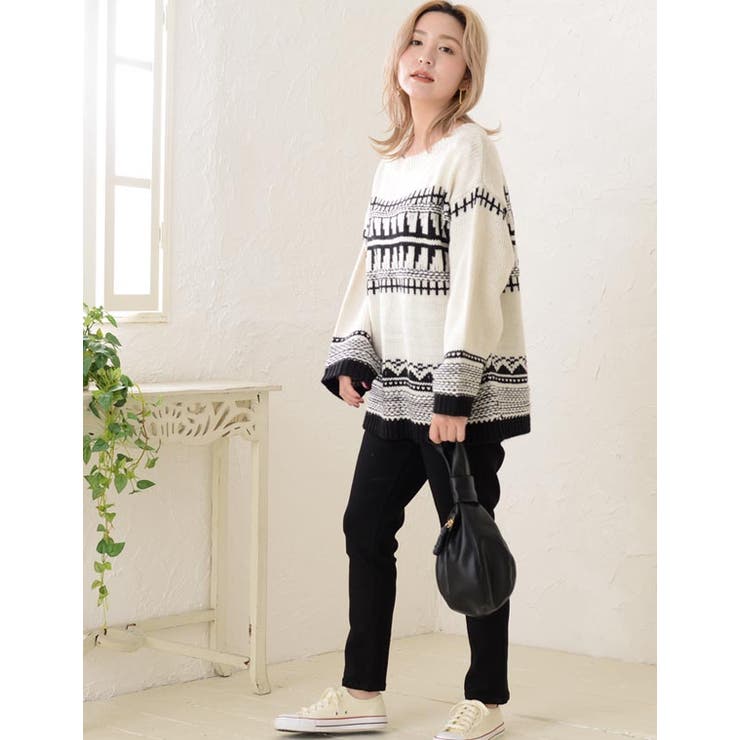 [トップス][レディース ニット セーター | Growing Rich | 詳細画像11 