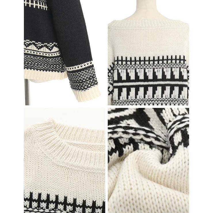 [トップス][レディース ニット セーター | Growing Rich | 詳細画像14 