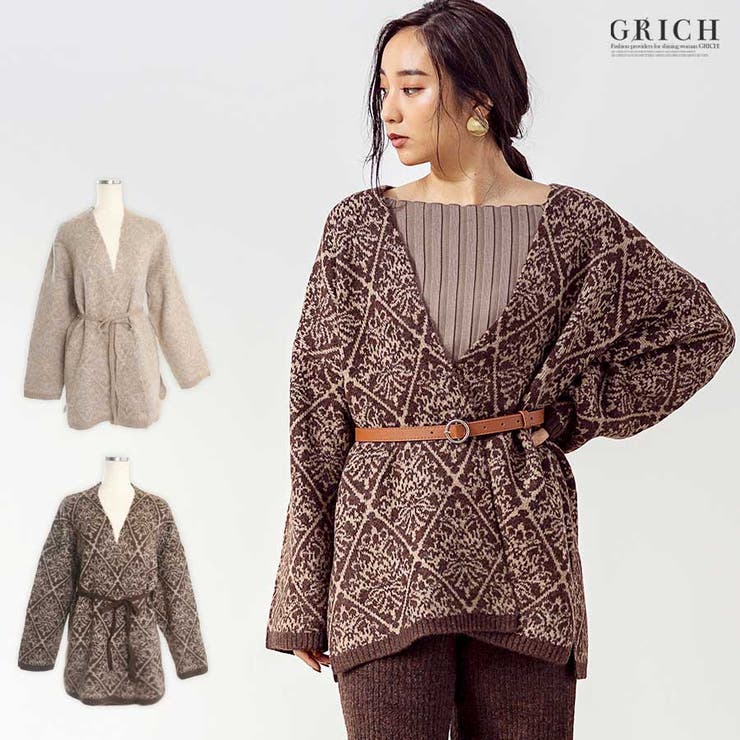 [トップス][レディース ニット セーター | Growing Rich | 詳細画像1 