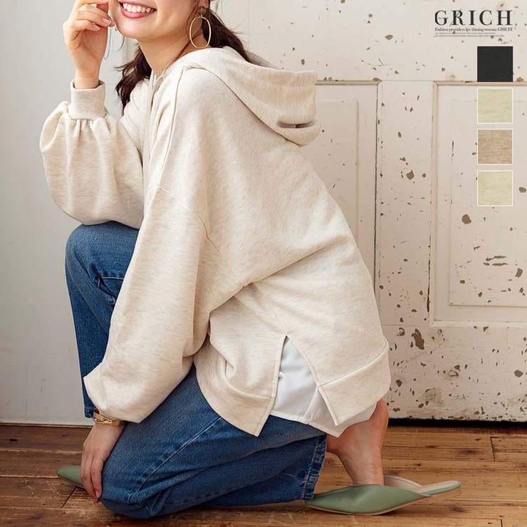 トップス レディース パーカー | Growing Rich | 詳細画像1 