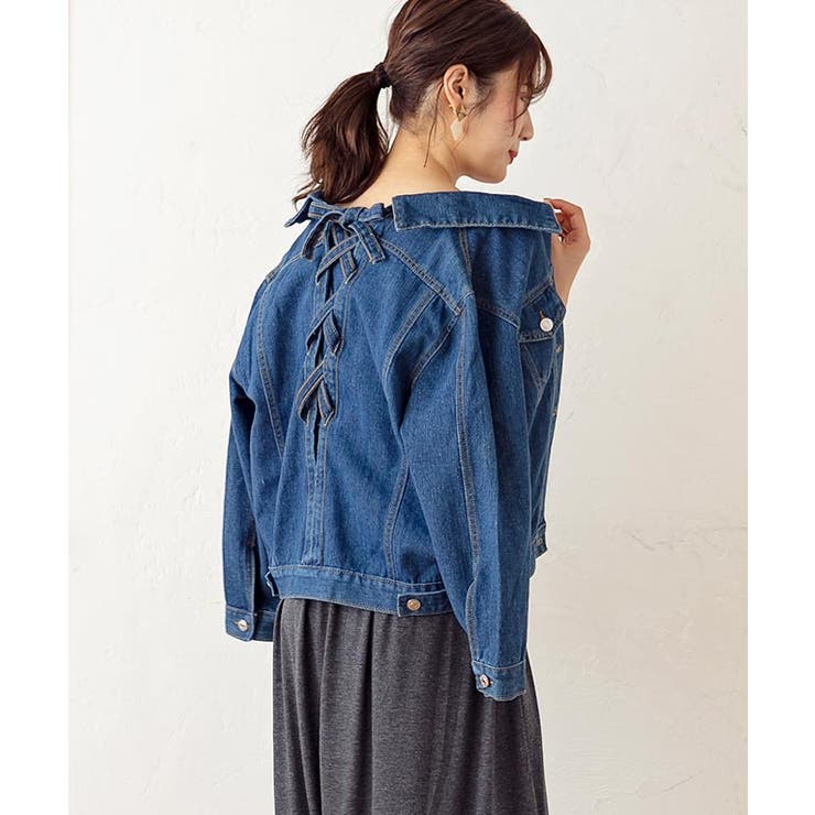 adree デニムジャケット gジャン stitch denim jacket/ステッチ