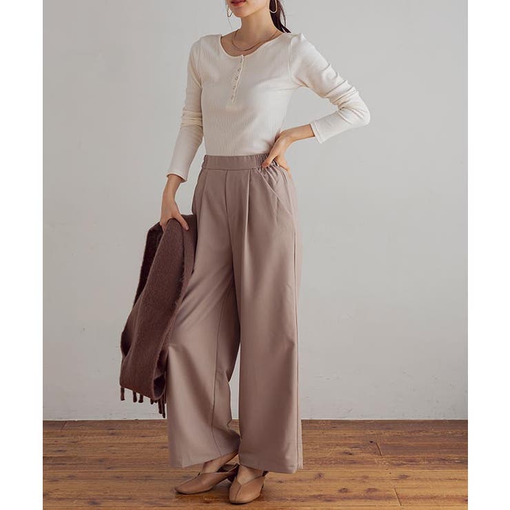 パンツ レディース ワイドパンツ | Growing Rich | 詳細画像16 