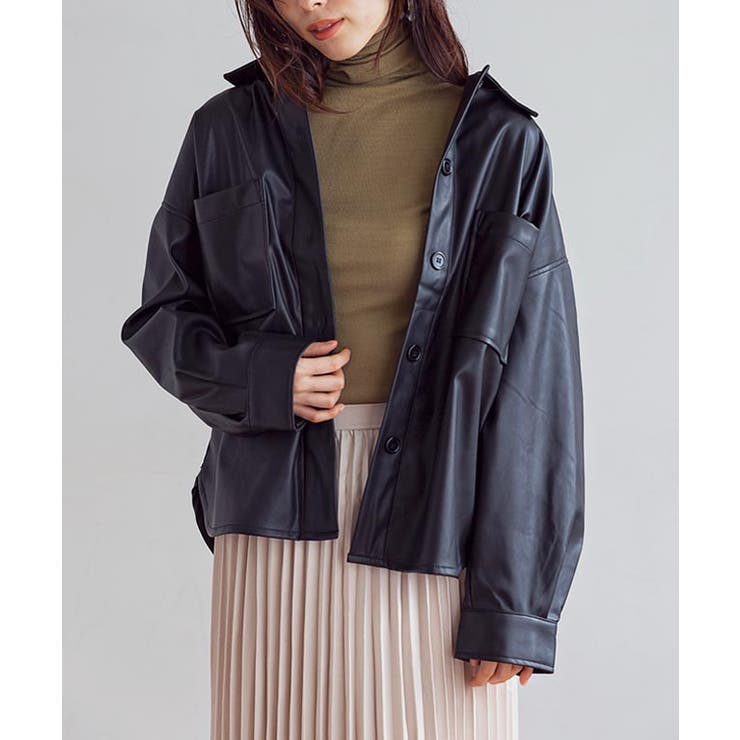 セザンヌ ジャカード オーバーサイズ シャツ ジャケット シアサッカーオーバーシャツ（Dark Stone）| Sunspel